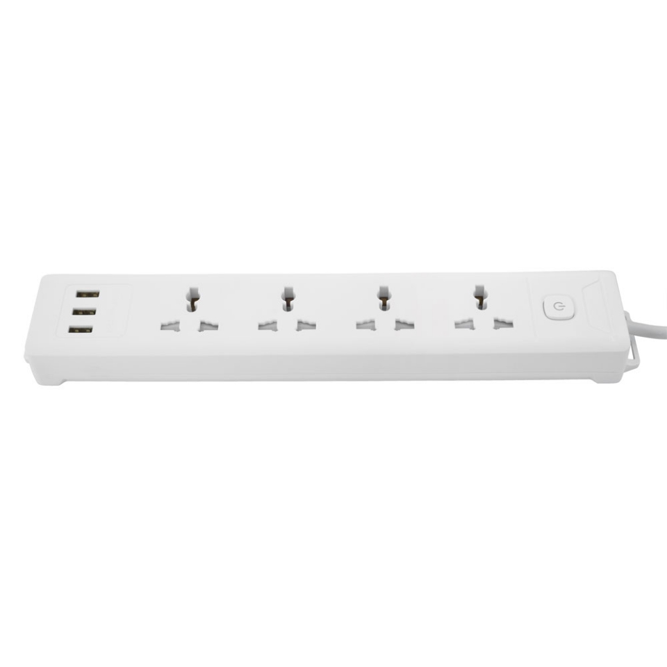 Picture of EXTENSION BOARD 4 SOCKET 3 USB