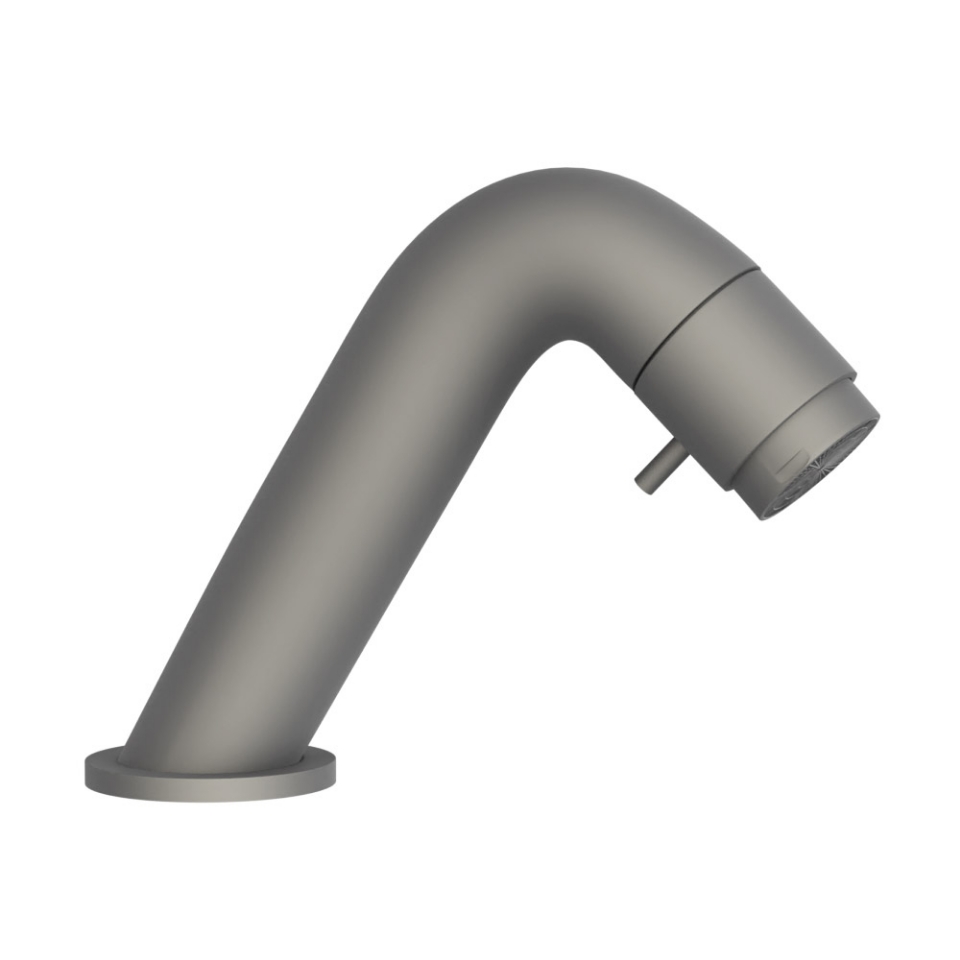 Picture of Spout Operated Pillar Tap - Graphite