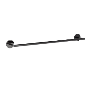 Picture of Single Towel Rail 450mm Long - Black Chrome