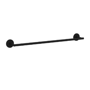 Picture of Single Towel Rail 450mm Long - Black Matt