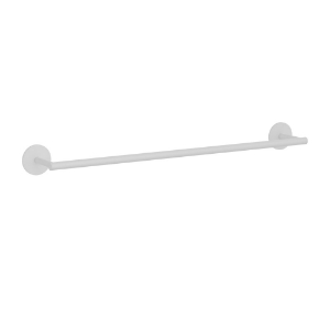 Picture of Single Towel Rail 450mm Long - White Matt