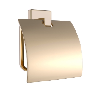 Picture of Toilet Roll Holder with Flap - Auric Gold