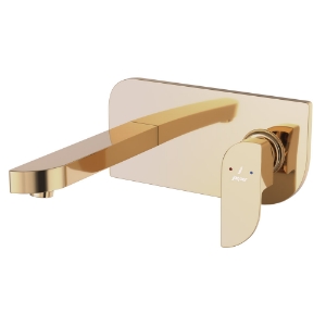 Picture of Exposed Part Kit of Single Lever Basin Mixer Wall Mounted - Auric Gold
