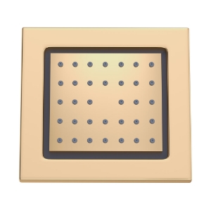 Picture of Body Shower 130x120mm Rectangular Shape - Auric Gold