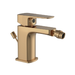 Picture of Single Lever 1-Hole Bidet Mixer with Popup Waste System - Auric Gold