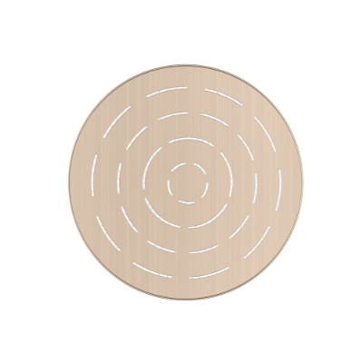 Picture of Round Shape Single Flow Maze Overhead Shower - Gold Dust