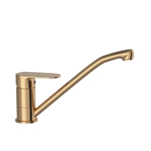 Picture of Single Lever Sink Mixer with Swinging Spout - Auric Gold