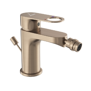 Picture of Single Lever 1-Hole Bidet Mixer with Popup Waste System - Dust Gold