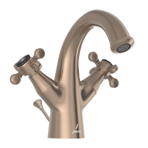 Picture of Central Hole Basin Mixer with Popup Waste System - Gold Dust