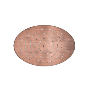 Picture of Maze Overhead Shower 340X220mm Oval Shape Single Flow - Antique Copper