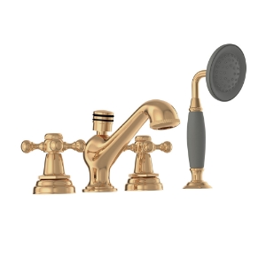Picture of 4-Hole Bath Tub Mixer - Auric Gold