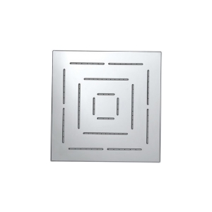 Picture of Square Shape Single Flow Maze Overhead Shower - Chrome