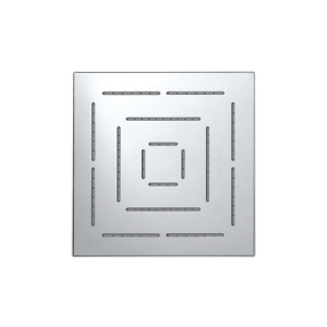 Picture of Square Shape Single Flow Maze Overhead Shower - Chrome