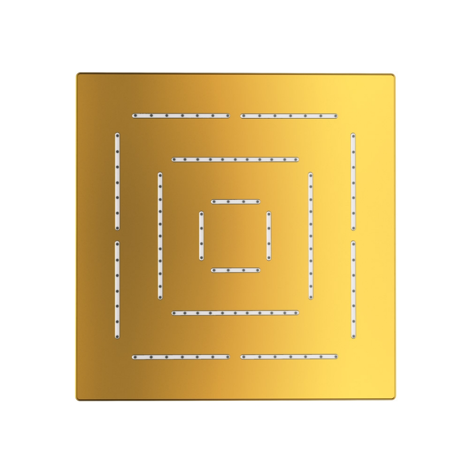 Picture of Square Shape Maze Overhead Shower - Gold Bright PVD