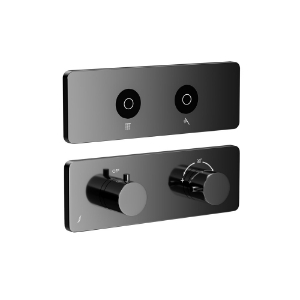 Picture of Exposed Part Kit of QLOUD Touch Shower System - Black Chrome