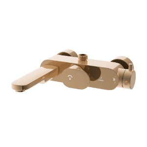 Picture of Exposed Thermostatic Bath & Shower Mixer - Auric Gold