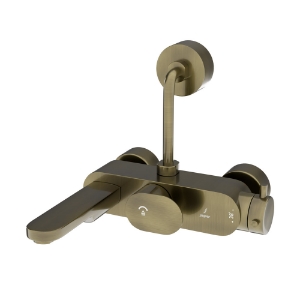 Picture of Exposed Thermostatic Bath & Shower Mixer - Antique Bronze