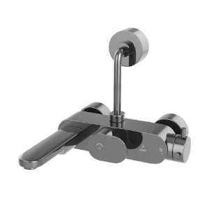 Picture of Exposed Thermostatic Bath & Shower Mixer - Black Chrome