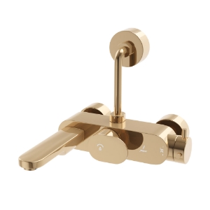 Picture of Exposed Thermostatic Bath & Shower Mixer - Auric Gold