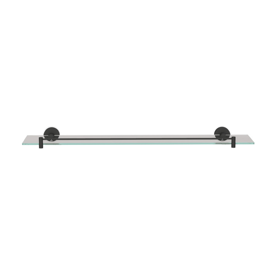 Picture of Glass Shelf 600mm Long - Black Matt