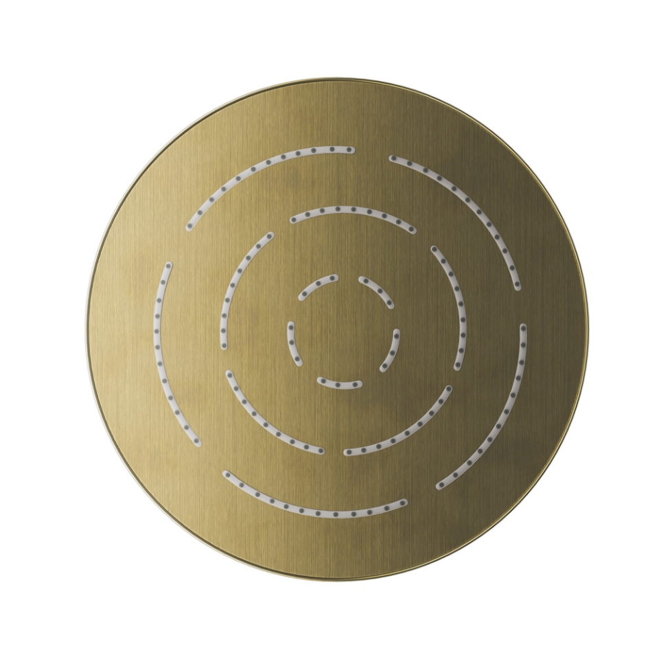 Picture of Round Shape Single Flow Maze Overhead Shower - Antique Bronze
