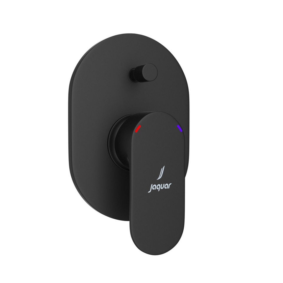 Picture of Single Lever Exposed Part Kit of Diverter - Black Matt