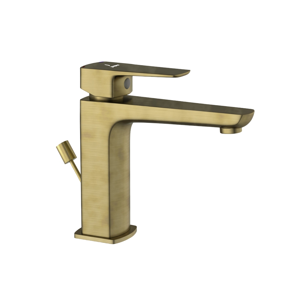 Picture of Single Lever Basin Mixer with Popup Waste - Antique Bronze