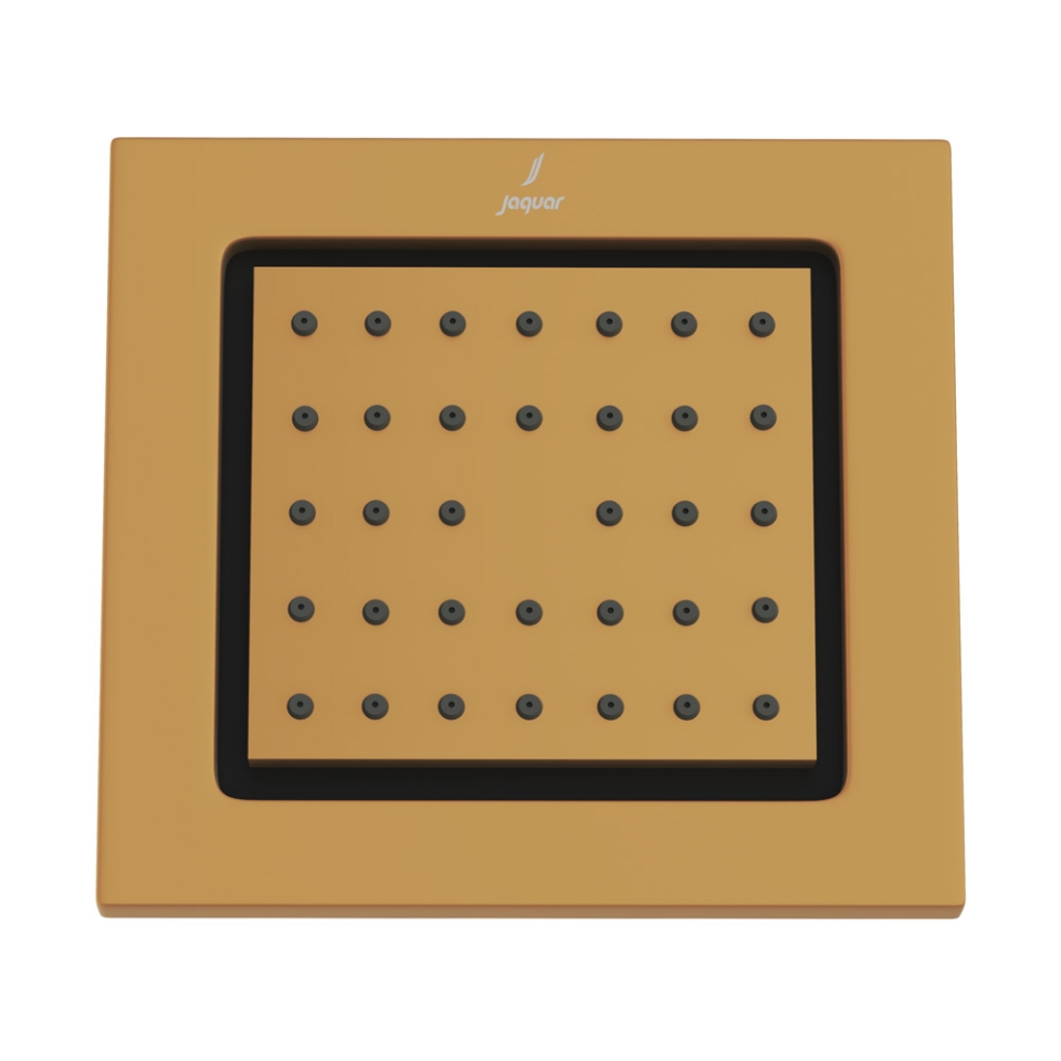 Picture of Body Shower 130x120mm Rectangular Shape - Gold Matt PVD