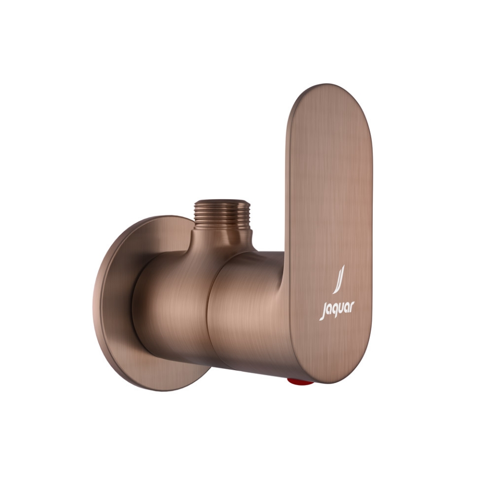 Picture of Angle Valve with Wall Flange - Antique Copper