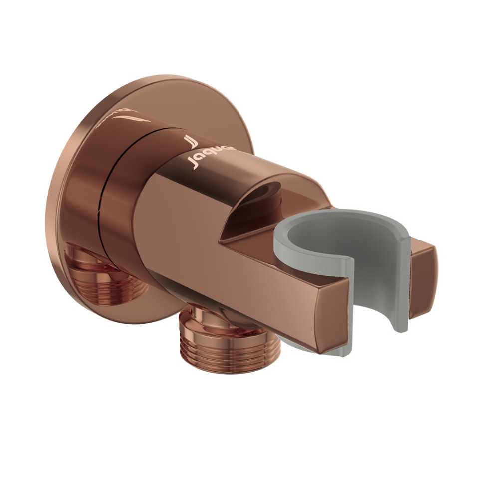 Picture of Wall Outlet with Shower Hook - Blush Gold PVD