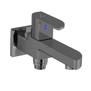 Picture of 2 Way Bib Cock - Black Chrome