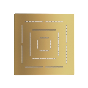 Picture of Square Shape Maze Overhead Shower - Gold Bright PVD