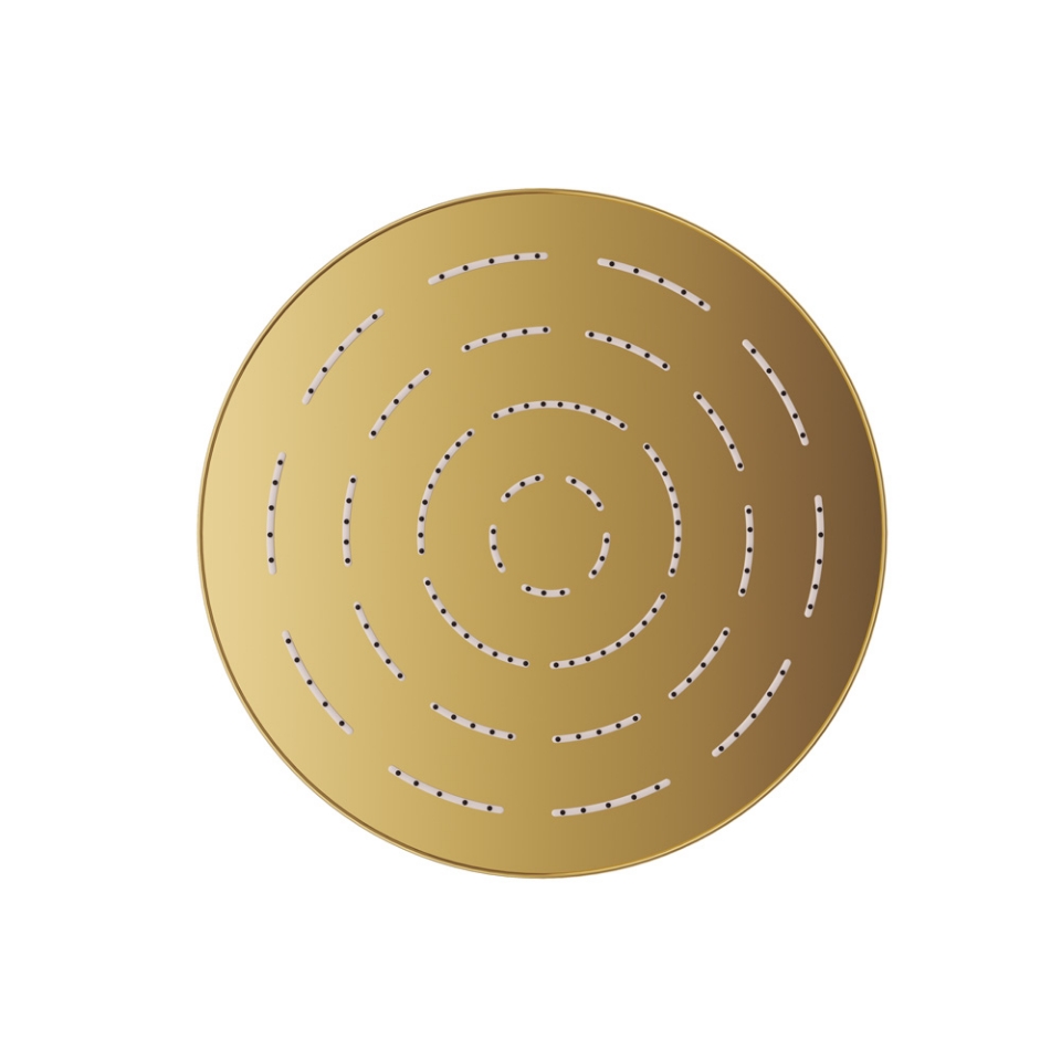 Picture of Round ShapeMaze Overhead Shower - Gold Bright PVD