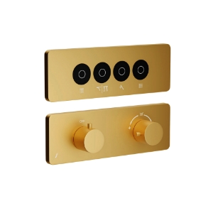 Picture of Exposed Part Kit of Cloud Touch Shower System - Gold Matt PVD