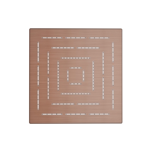 Picture of Square Shape Single Flow Maze Overhead Shower - Antique Copper