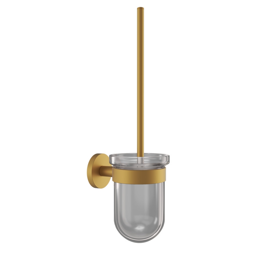 Picture of W.C. Brush Holder - Gold Matt PVD