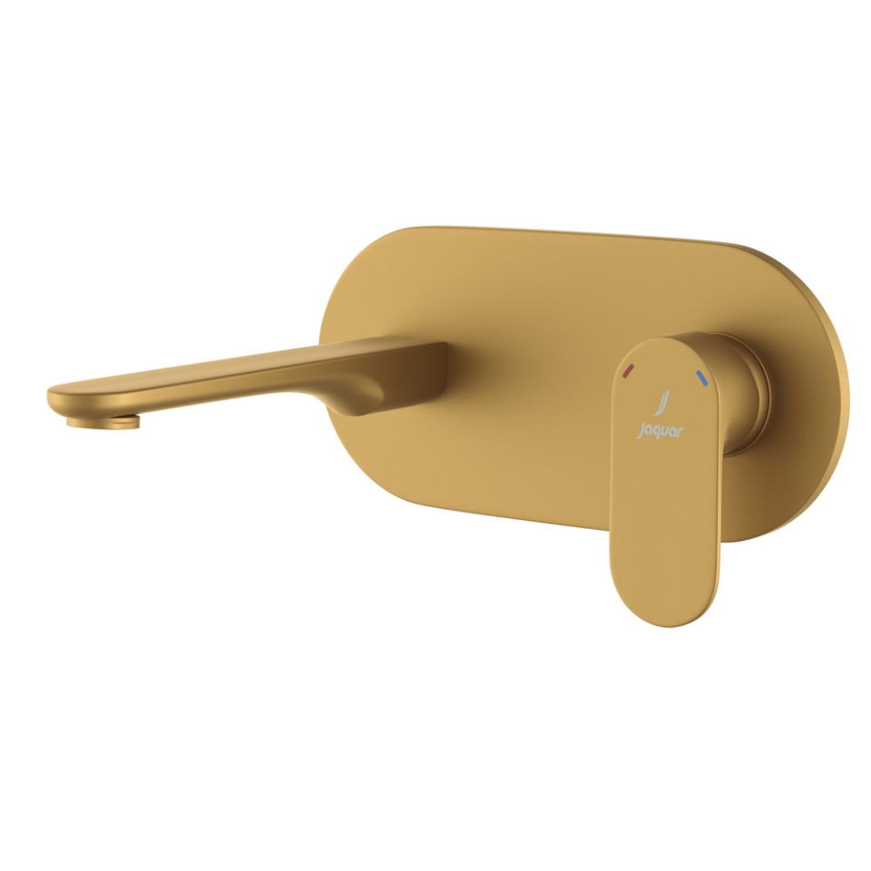 Picture of Exposed Part Kit of Single Lever Basin Mixer Wall Mounted - Gold Matt PVD