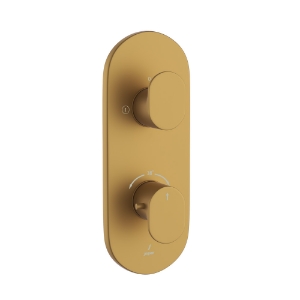 Picture of Aquamax Thermostatic Shower Mixer - Gold Matt PVD