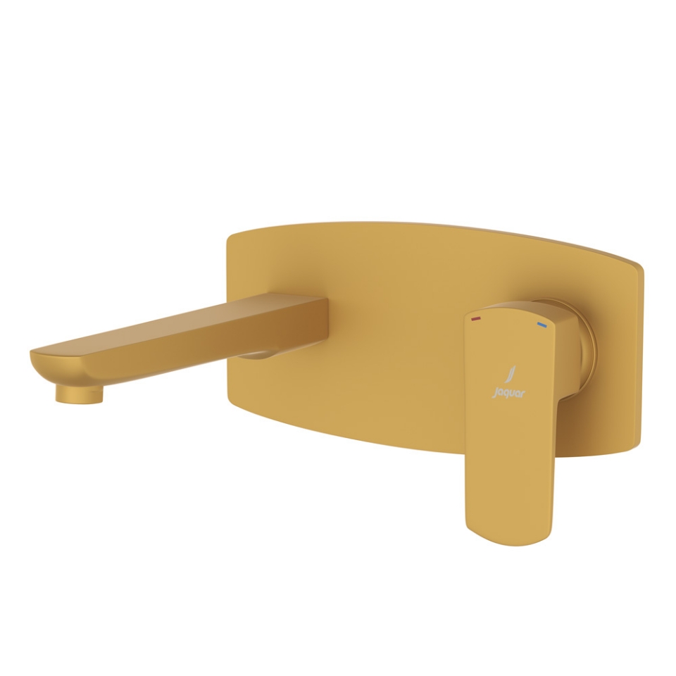 Picture of Exposed Part Kit of Single Lever Basin Mixer Wall Mounted - Gold Matt PVD