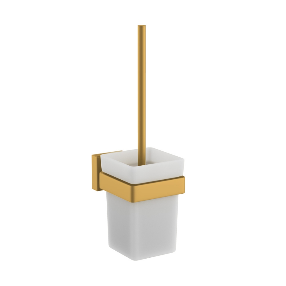 Picture of W.C. Brush Holder - Gold Matt PVD