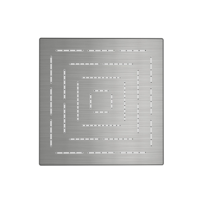 Picture of Square Shape Single Flow Maze Overhead Shower - Stainless Steel