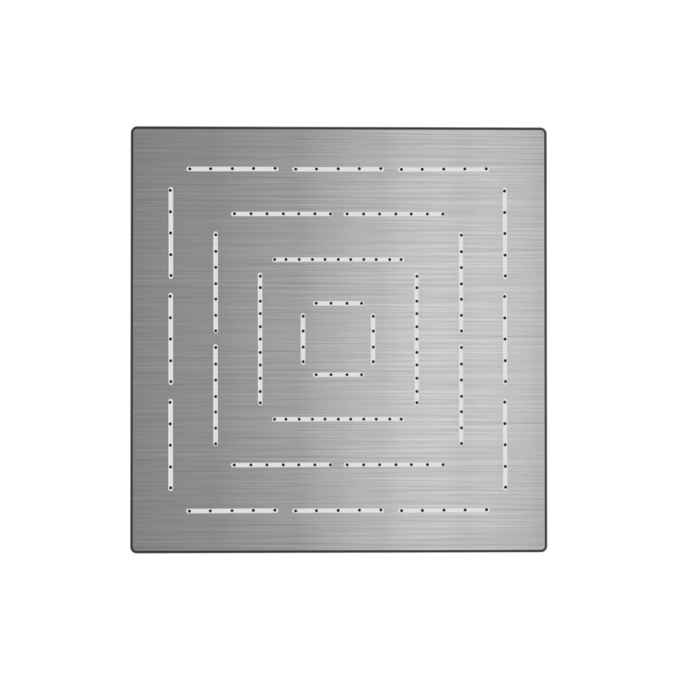 Picture of Square Shape Single Flow Maze Overhead Shower - Stainless Steel