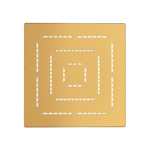 Picture of Square Shape Maze Overhead Shower - Gold Matt PVD