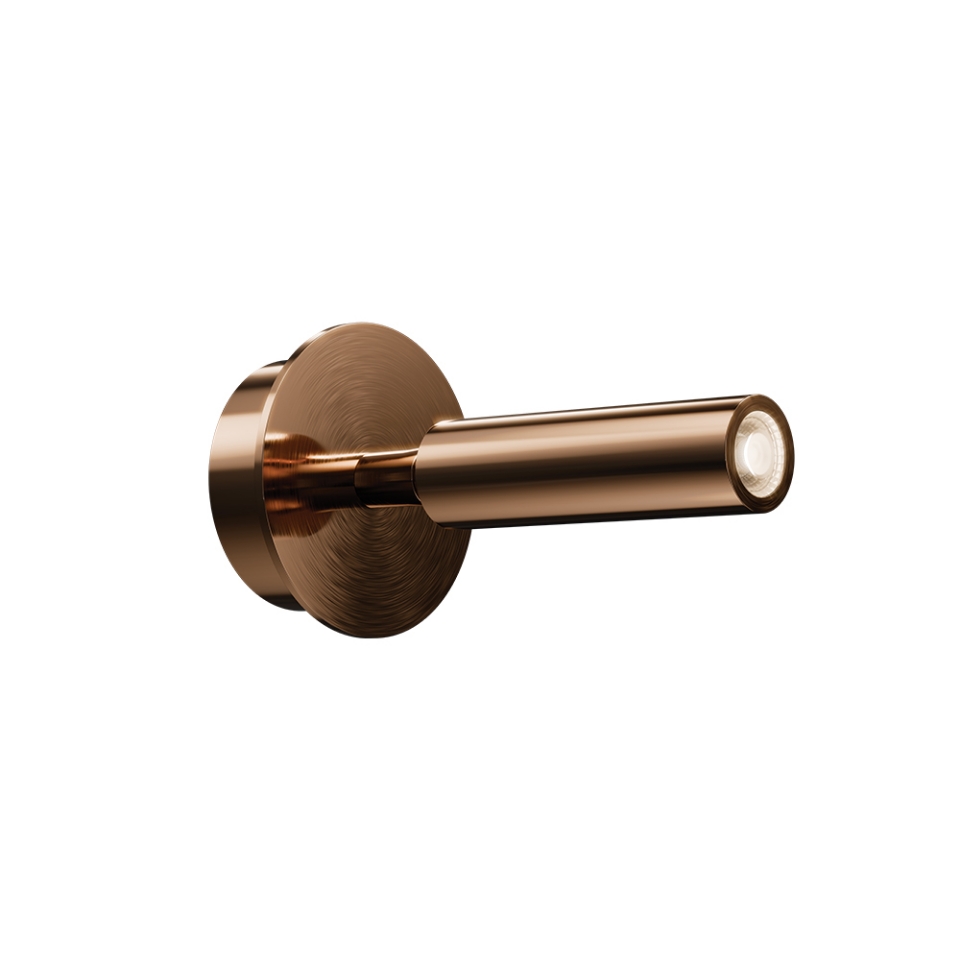 Picture of LED Light Wall Lamp with Lens in Auric Gold Finish