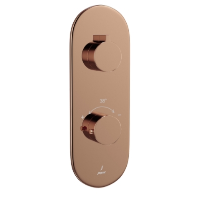 Picture of Aquamax Thermostatic Shower Mixer- Blush Gold PVD