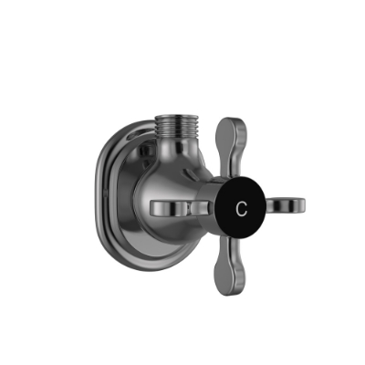 Picture of Angular Stop Cock - Black Chrome
