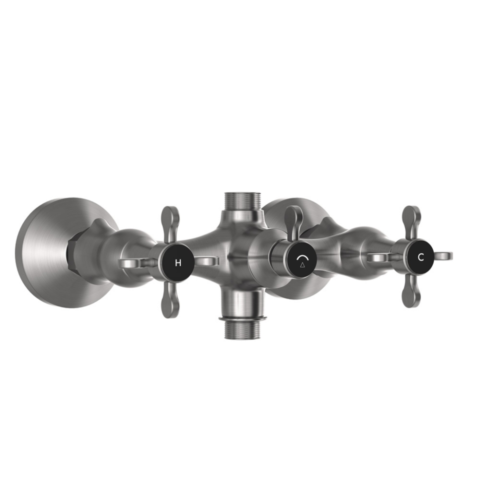 Picture of Exposed Wall Mixer - Stainless Steel