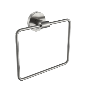 Picture of Towel Ring Square with Round Flange - Stainless Steel