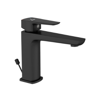 Picture of Single Lever Basin Mixer with Popup Waste - Black Matt