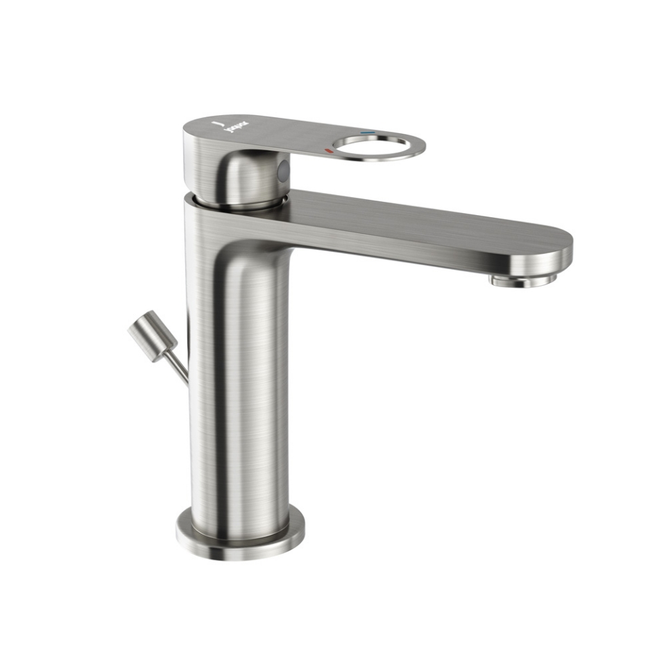 Picture of Single Lever Basin Mixer with Popup -Stainless Steel